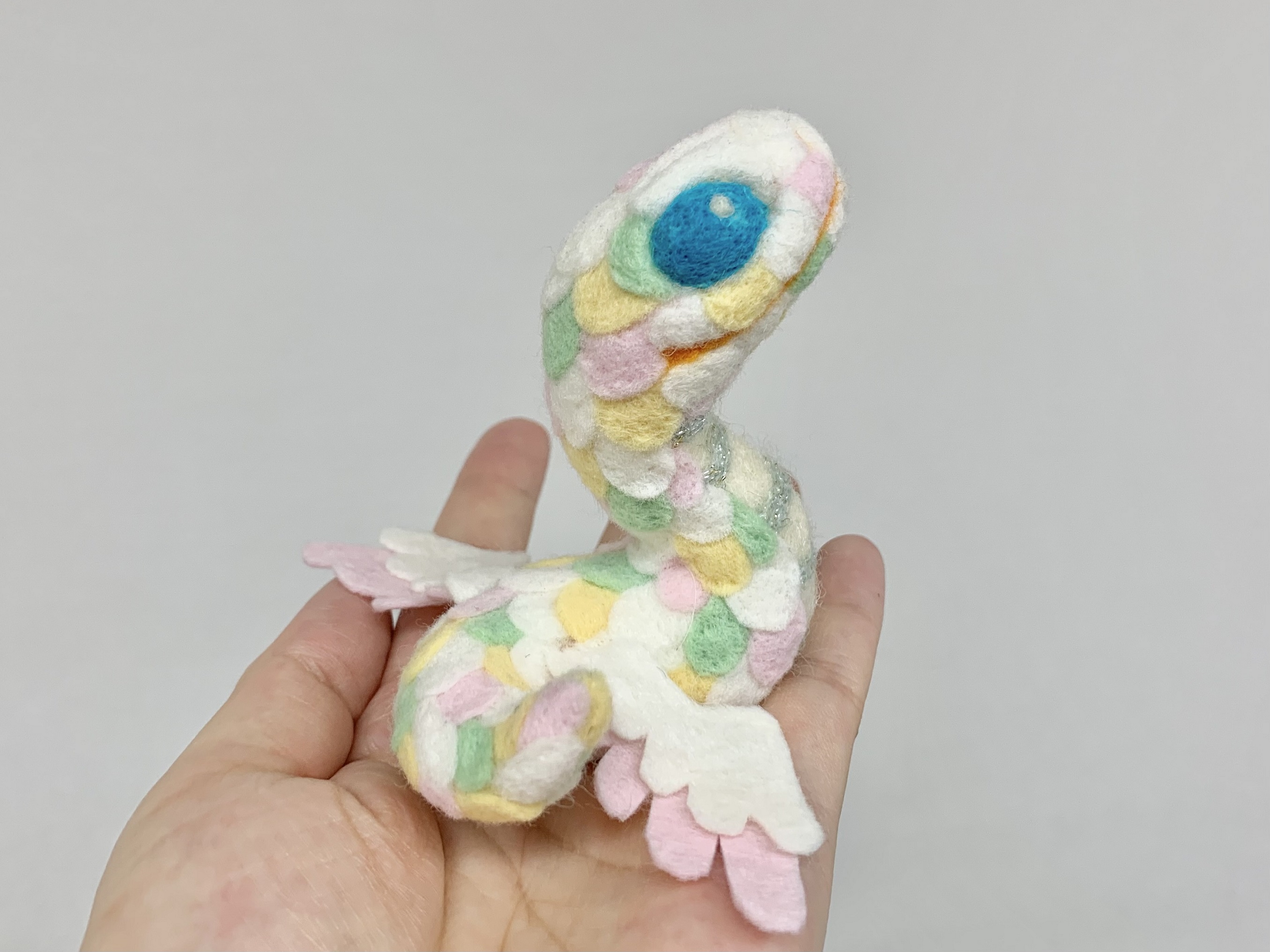 アートドール　アメショ幻獣No.059 羊毛フェルト 羊毛けだまkana様 羊毛フェルトドールヘッド/M_アメショ2 - DOLLCE