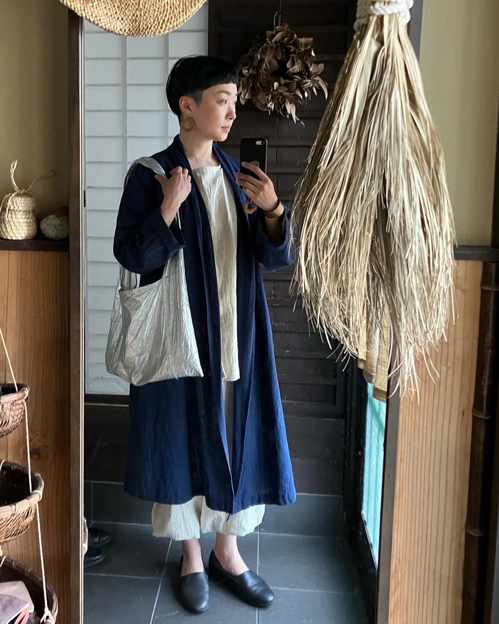 手づくりコットン夜着(真綿引仕上げ)☆内閣総理大臣賞受賞職人製作☆ ヴォーグ学園